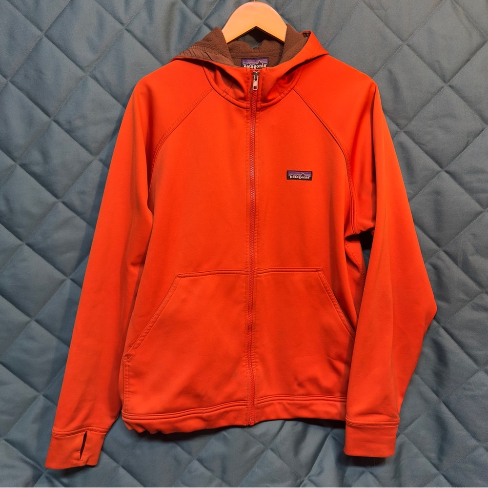 Patagonia Orange Performance Jacket with Hood